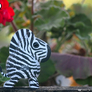 EUGY Zebra 3D kartonová skládačka