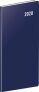 Kapesní diář Modrý 2020, plánovací měsíční, 8 × 18 cm