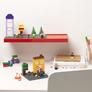 LEGO Polička na vystavení stavebnic - červená