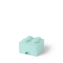 LEGO úložný box 4 s šuplíkem - aqua