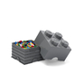 LEGO úložný box 4 - tmavě šedá