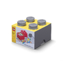 LEGO úložný box 4 - tmavě šedá