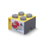 LEGO úložný box 4 - tmavě šedá