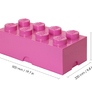 LEGO úložný box 8 - růžová