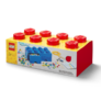 LEGO úložný box 8 s šuplíky - červená