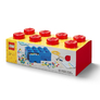 LEGO úložný box 8 s šuplíky - červená