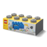 LEGO úložný box 8 s šuplíky - tmavě šedá