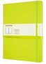 Moleskine Zápisník žlutozelený XL, čistý, tvrdý