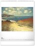 Nástěnný kalendář Claude Monet 2023, 48 × 56 cm