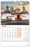 Nástěnný kalendář Kostely a poutní místa 2024, 33 × 46 cm