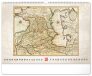 Nástěnný kalendář Staré mapy 2025, 48 × 33 cm