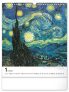Nástěnný kalendář Vincent van Gogh 2025, 30 × 34 cm