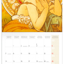 NOTIQUE Grid calendar Alphonse Mucha 2027, 30 x 30 cm