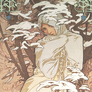 NOTIQUE Grid calendar Alphonse Mucha 2027, 30 x 30 cm