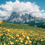 NOTIQUE Grid calendar Alps 2027, 30 x 30 cm