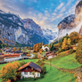 NOTIQUE Grid calendar Alps 2027, 30 x 30 cm