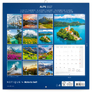 NOTIQUE Grid calendar Alps 2027, 30 x 30 cm