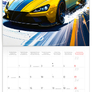 NOTIQUE Grid calendar Fast Cars 2027, 30 x 30 cm
