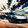 NOTIQUE Grid calendar Fast Cars 2027, 30 x 30 cm