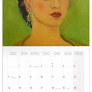 NOTIQUE Grid calendar Frida Kahlo 2027, 30 x 30 cm