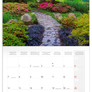 NOTIQUE Grid calendar Gardens 2027, 30 x 30 cm