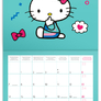 NOTIQUE Grid calendar Hello Kitty 2027, 30 x 30 cm