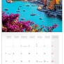 NOTIQUE Grid calendar Provence 2027, 30 x 30 cm