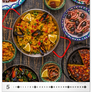 NOTIQUE Nástěnný kalendář Gourmet 2026, 48 x 56 cm