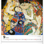 NOTIQUE Nástěnný kalendář Gustav Klimt 2026, 30 x 34 cm