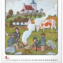 NOTIQUE Nástěnný kalendář Josef Lada 2025, 48 x 56 cm