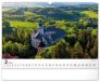 NOTIQUE Nástěnný kalendář Panoramata Česka 2025, 48 x 33 cm