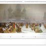 NOTIQUE Nástěnný kalendář Slovanská epopej – Alfons Mucha 2027, 48 x 33 cm