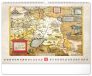 NOTIQUE Nástěnný kalendář Staré mapy 2025, 48 x 33 cm