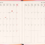 NOTIQUE Planbook diář/notes Korál 2027, 13 x 21 cm