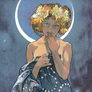 NOTIQUE Poznámkový kalendář Alfons Mucha  2027, 20 x 20 cm