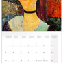 NOTIQUE Poznámkový kalendář Amedeo Modigliani 2027, 30 x 30 cm