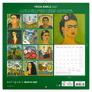 NOTIQUE Poznámkový kalendář Frida Kahlo 2027, 30 x 30 cm