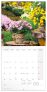 NOTIQUE Poznámkový kalendář Zahrady 2025, 30 x 30 cm