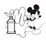 Poznámkový kalendář Mickey Mouse – DIY: omalovánkový kalendář, 30 x 30 cm