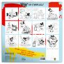 Poznámkový kalendář Mickey Mouse – DIY: omalovánkový kalendář, 30 x 30 cm