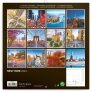 Poznámkový kalendář New York 2024, 30 × 30 cm