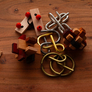 RECENTTOYS Brain Puzzle - sada 6 kusů