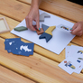 RECENTTOYS Tangram 4 elementy - voda