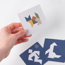 RECENTTOYS Tangram 4 elementy - země