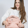 Studentský batoh Baggo Brisk Bubag Pink