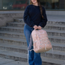 Studentský batoh Baggo Brisk Bubag Pink