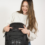 Studentský batoh Baggo Flex Heartbeat Black