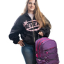Studentský batoh Baggo Tweeny Deep Purple