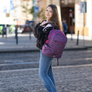 Studentský batoh Baggo Tweeny Deep Purple