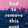 We Had To Remove This Post